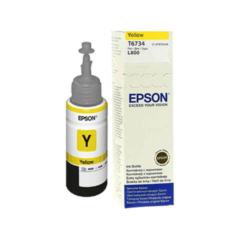 Epson 673 T6734 Y C13T67344A Yellow Original Mürəkkəb Bottle 70 ml — Bakı