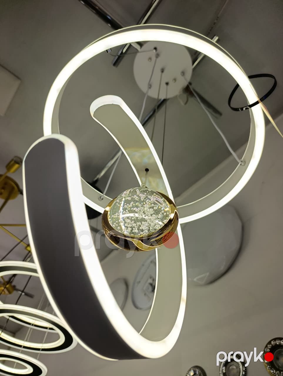 Asma çıraq Prestige, Dəhliz üçün/Mətbəx üçün/Qonaq otağı üçün/Uşaq otağı üçün/Yataq otağı üçün, 60 Vt, Alüminium — Mallar, Bakı (2)