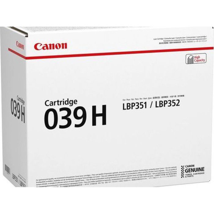 Canon Cartridge 039H 0288C001 Black Yüksək Tutumlu Toner Kartrici — Elektronika, Bakı