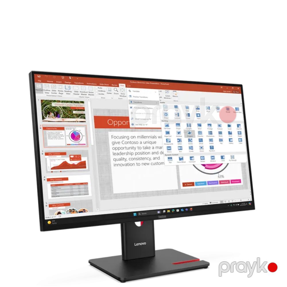 Business Monitor Lenovo ThinkVision T27-40 (64A5MAT6EU) — Monitorlər, Bakı (2)