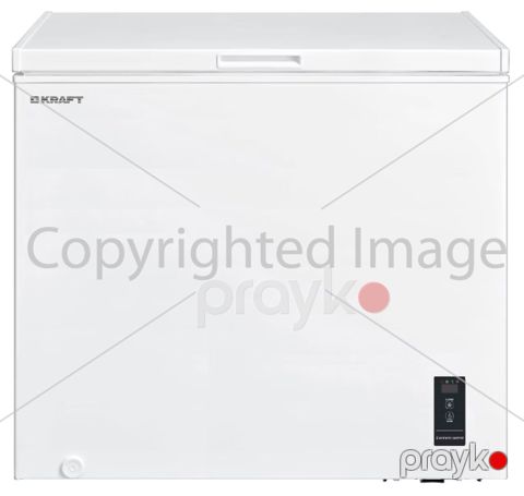 Dondurucu-soyuducu Kraft BD (W)- 360BL ağ (elektronlu, inventorlu) — Bakı