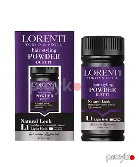 Saç düzümü üçün toz Lorenti Hair Styling Powder L1 Light Hold, 20 q — Bakı