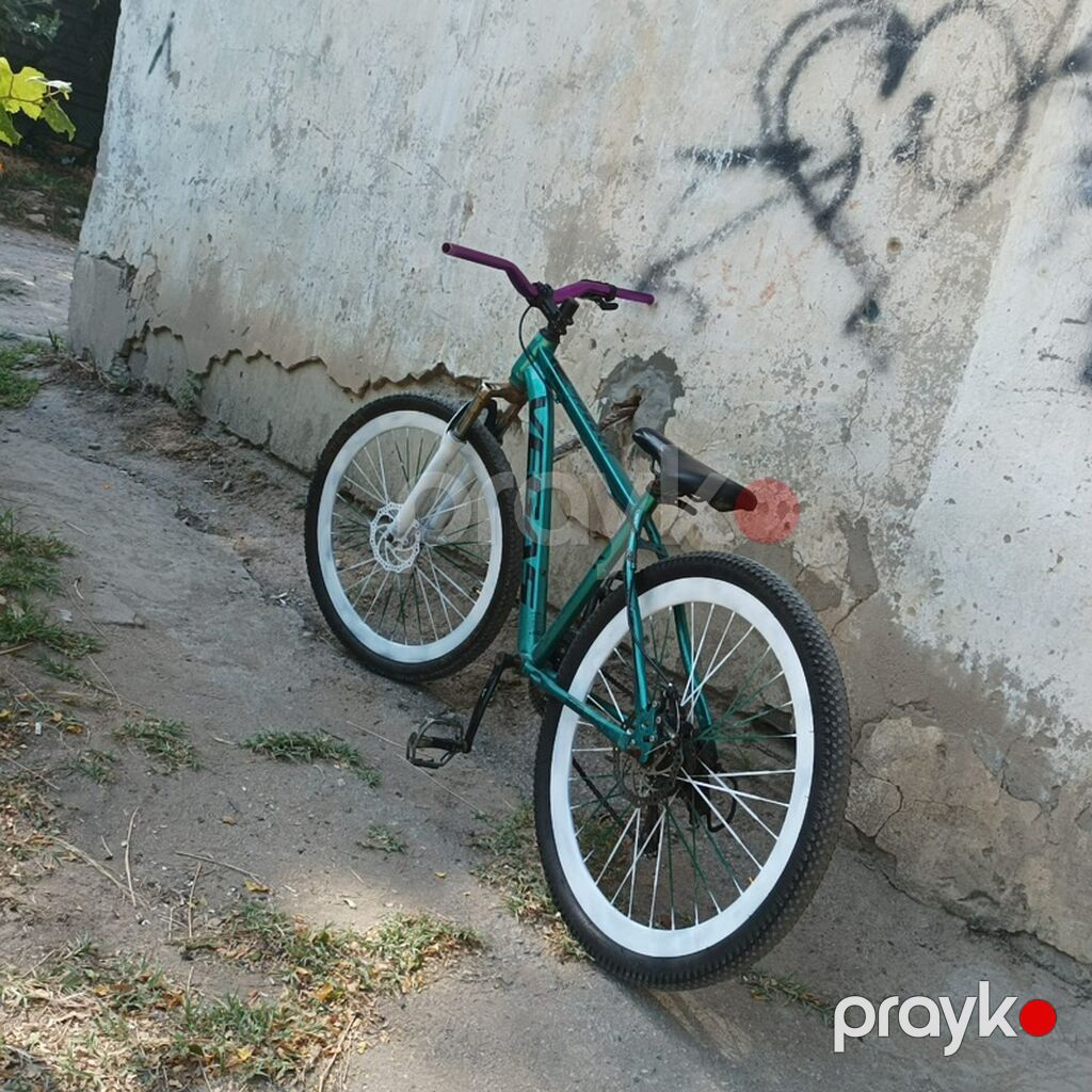 Velo: Vega şəhər/dağ tipli velosiped - Rəng: yaşıl-göy çalar karkas — Dağ velosipedləri, Sumqayıt (2)