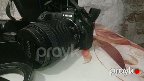 Canon EOS R tam kadr güzgüsüz fotoaparat komplekti - Kamera: Canon — Sumqayıt