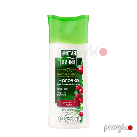 Makiyaj təmizləyici süd "Чистая Линия"-müalicəvi otların əsasında, 100 ml — Bakı