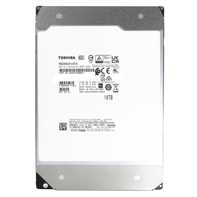 HDD Toshiba MG09 18TB (MG09ACA18TE) — Komponentlər, Bakı (2)