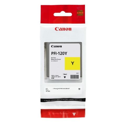 Canon PFI-120 Y 2888C001AA Yellow Original Pigment Mürəkkəb Kartrici — Bakı