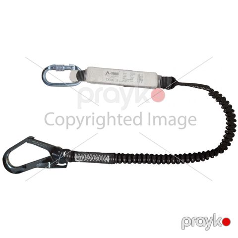 Kəmər amortizator (lanyard) düşmədən qorunmaq üçün A-Stabil EAL40111/L+C1101, 1.8 m — Bakı