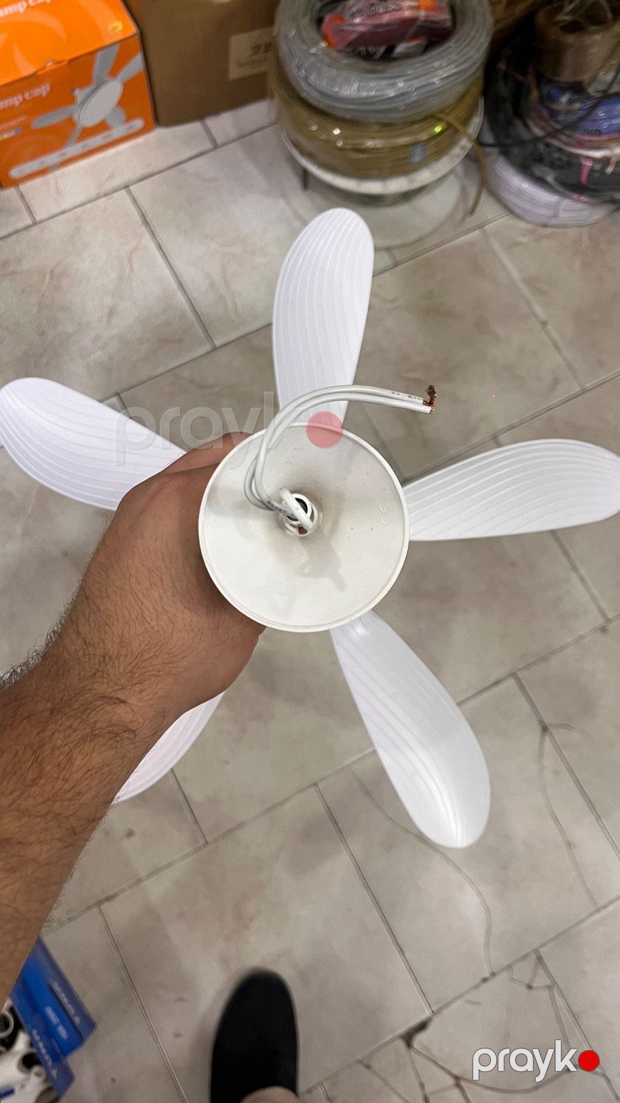 Ventliyator kicik plastik 5pərli 25azn — Ev malları, Bakı (3)