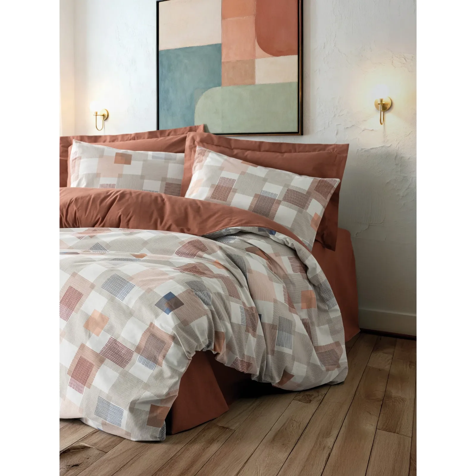 Yataq dəsti Cotton Box tək nəfərlik, Sable tarcın (8680108086391) — Bakı