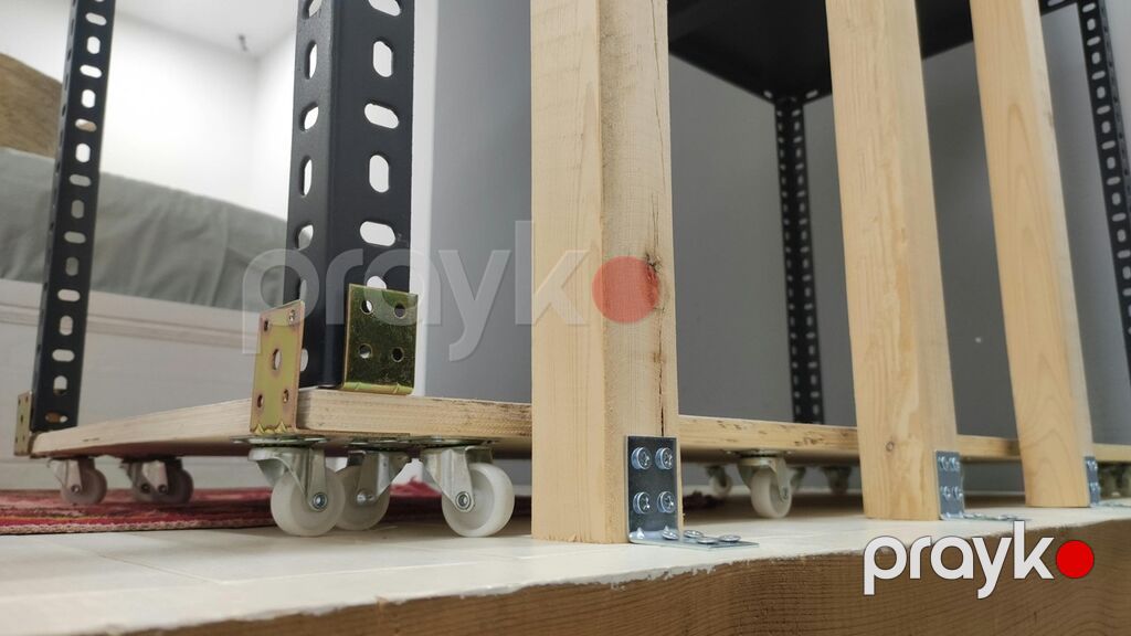 Yeni metal rəf satılır. Heç istifadə olunmayıb, tamamilə yenidir — Rəflər, Bakı (9)