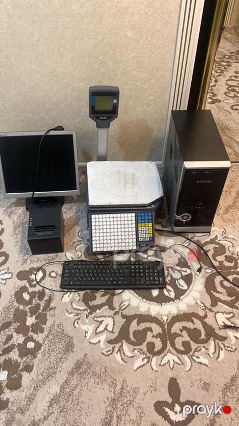 Mağaza/Kassa avadanlıqları komplekti Tərkib: - Elektron tərəzi — Bakı