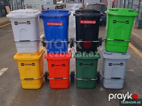Zibil qabi 80 ltr pedalli — Bakı