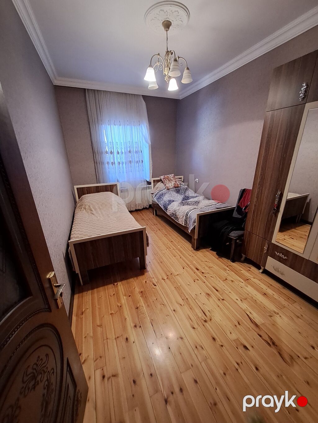 Xetai rayonu, Nzs qesebesinde, Xəzər Tv nin arxasinda yerlesen, Ag — Mənzil, Bakı (4)