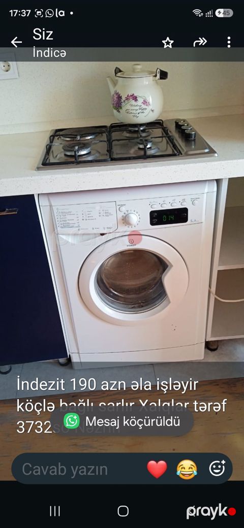 İndezit 170 azn əla işləyir köçlə bağlı sarlır Xalqlar tərəf 3732so — Bakı