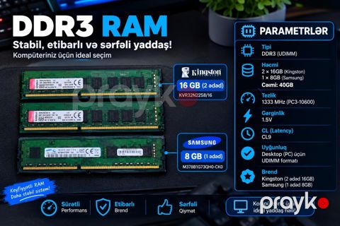 Operativ yaddaş (RAM) dəsti — Bakı