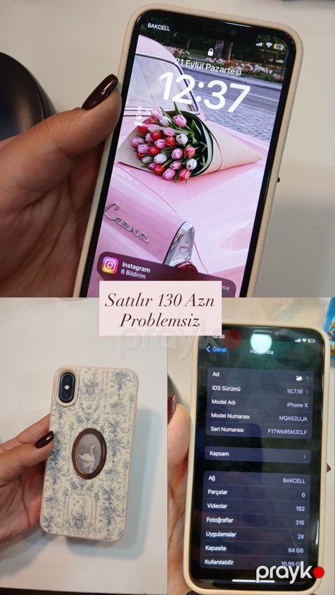 Apple iPhone X Space Gray 64GB/3GB — Gəncə