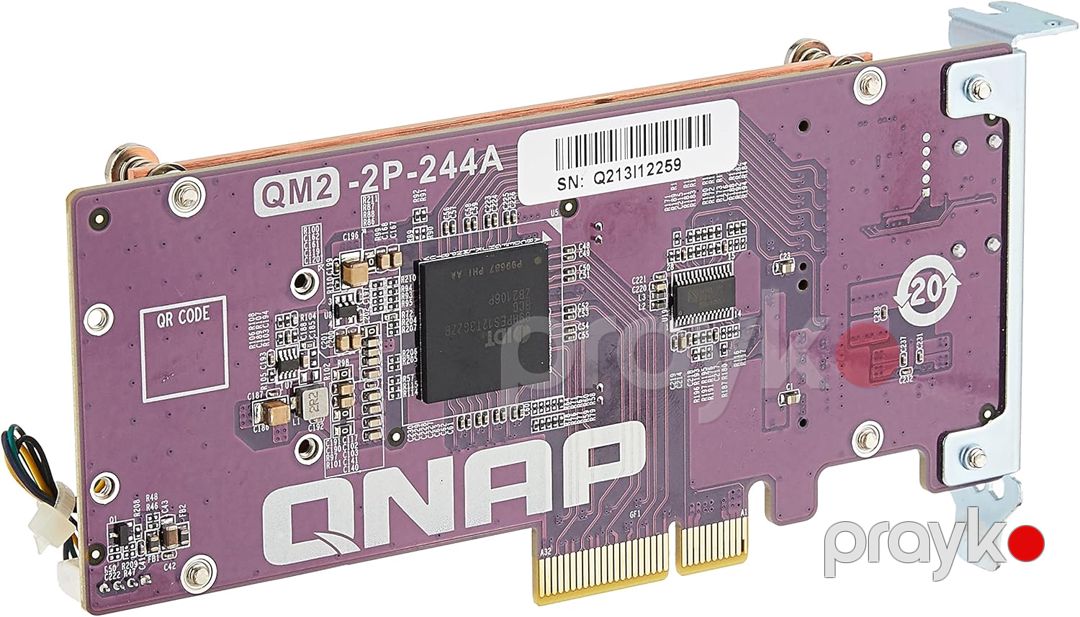 Qnap QM2-2P-244A Dual M.2 22110/2280 Pcie SSD Expansion Card (QM2-2P-244A) — Komponentlər, Bakı (2)