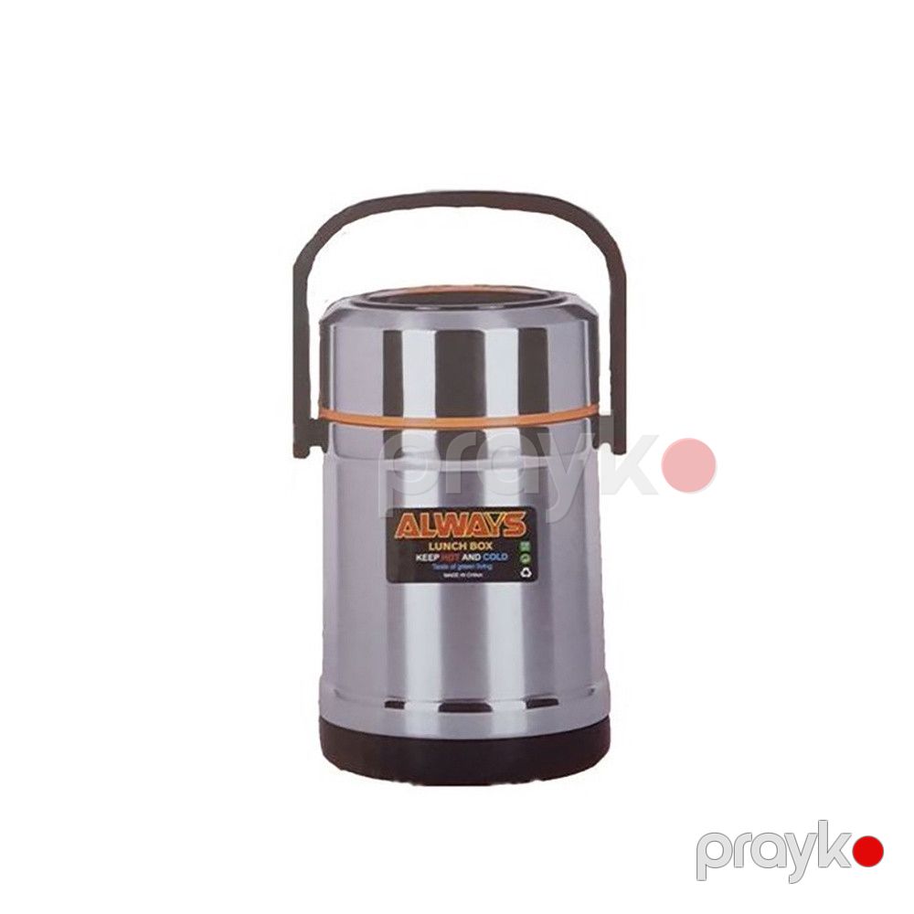 Qida termosu Always, 2500 ml, paslanmayan polad, gümüşü — Mallar, Bakı (3)