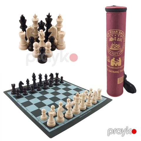 Star School Chess Set Böyük Ölçü – Klassik Şahmat Dəsti — Bakı