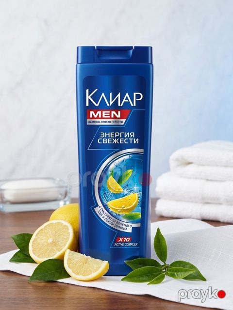 Saçlar üçün şampun Клиар Men Энергия Свежести, 400 ml — Bakı