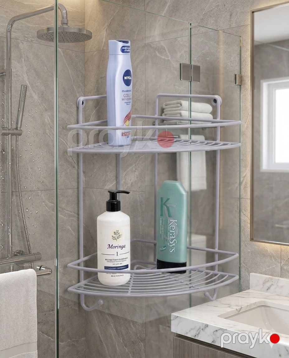 Hamam otağı üçün rəf 24495660, metal, boz — Mallar, Bakı (2)