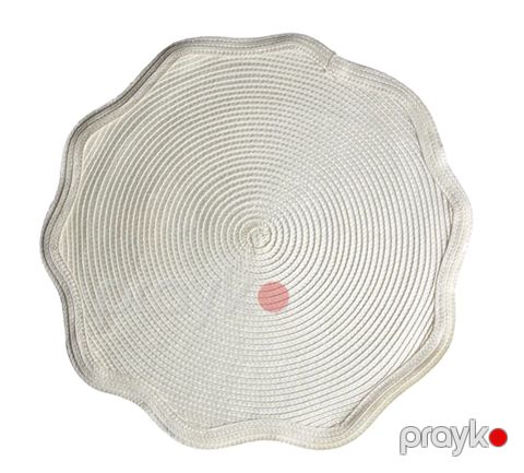 Süfrə xalçası Porland Priya 04STY007368, dairə, bej 38 sm — Bakı
