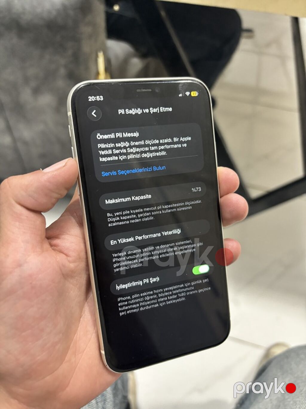 IPhone 11, Ağ, Face ID — Apple iPhone, Şamaxı (4)