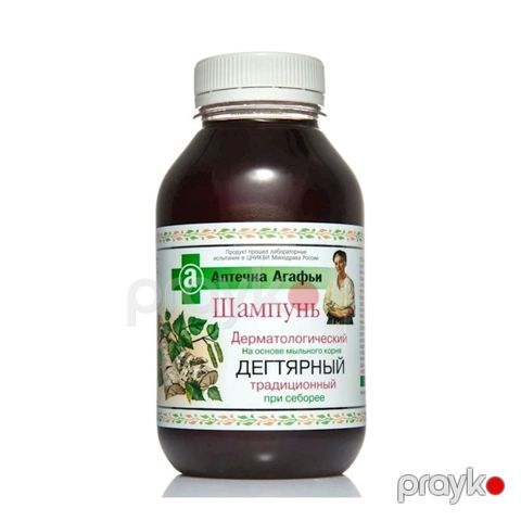 Şampun Рецепты Бабушки Агафьи Аптечка Агафьи Dermotoloji qatranlı seboreya ilə, 300 ml — Bakı
