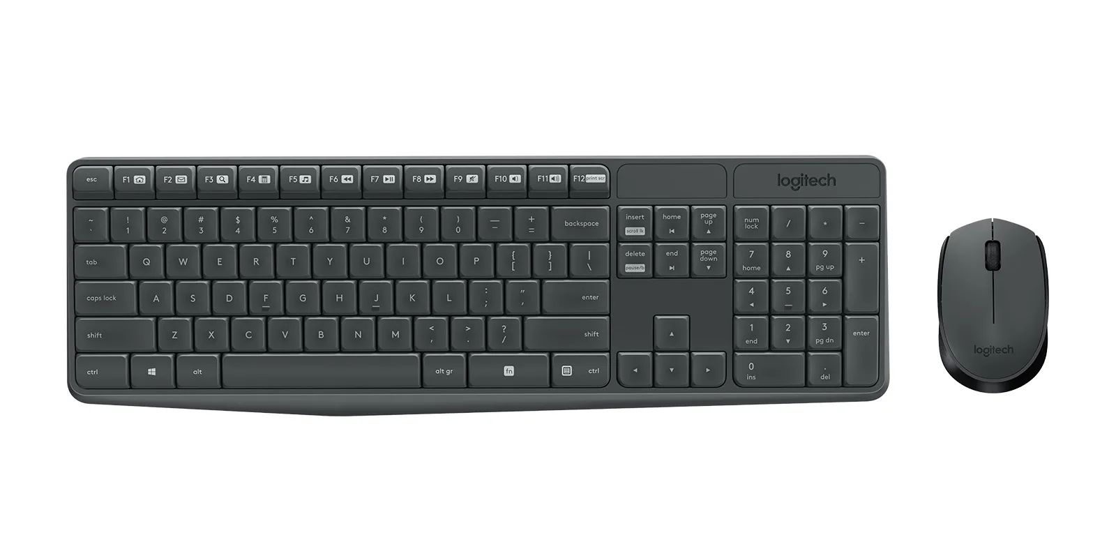 Klaviatura Logitech MK235 Wireless Keyboard and Mouse Combo Grey — Bakı
