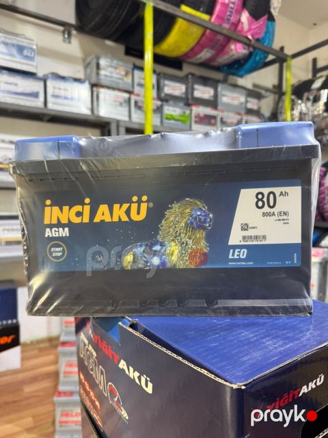 Akkumulyator İnci Akü 80Ah Agm — Bakı