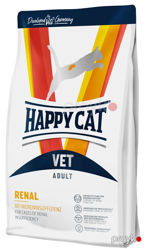 Quru yem Happy Cat VET Diet Renal pişiklər üçün, 1 kq — Bakı