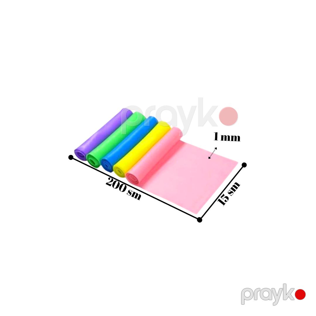 Bədii gimnastika üçün elastik lent BT Crivit 1642/1, qutuda, PVC, 15x200 sm, bənövşəyi — Mallar, Bakı (3)