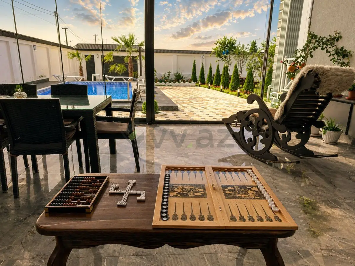 4 otaqlı Həyət evi Kirayə (günlük), Qəbələ — Ev, villa, Qəbələ (8)
