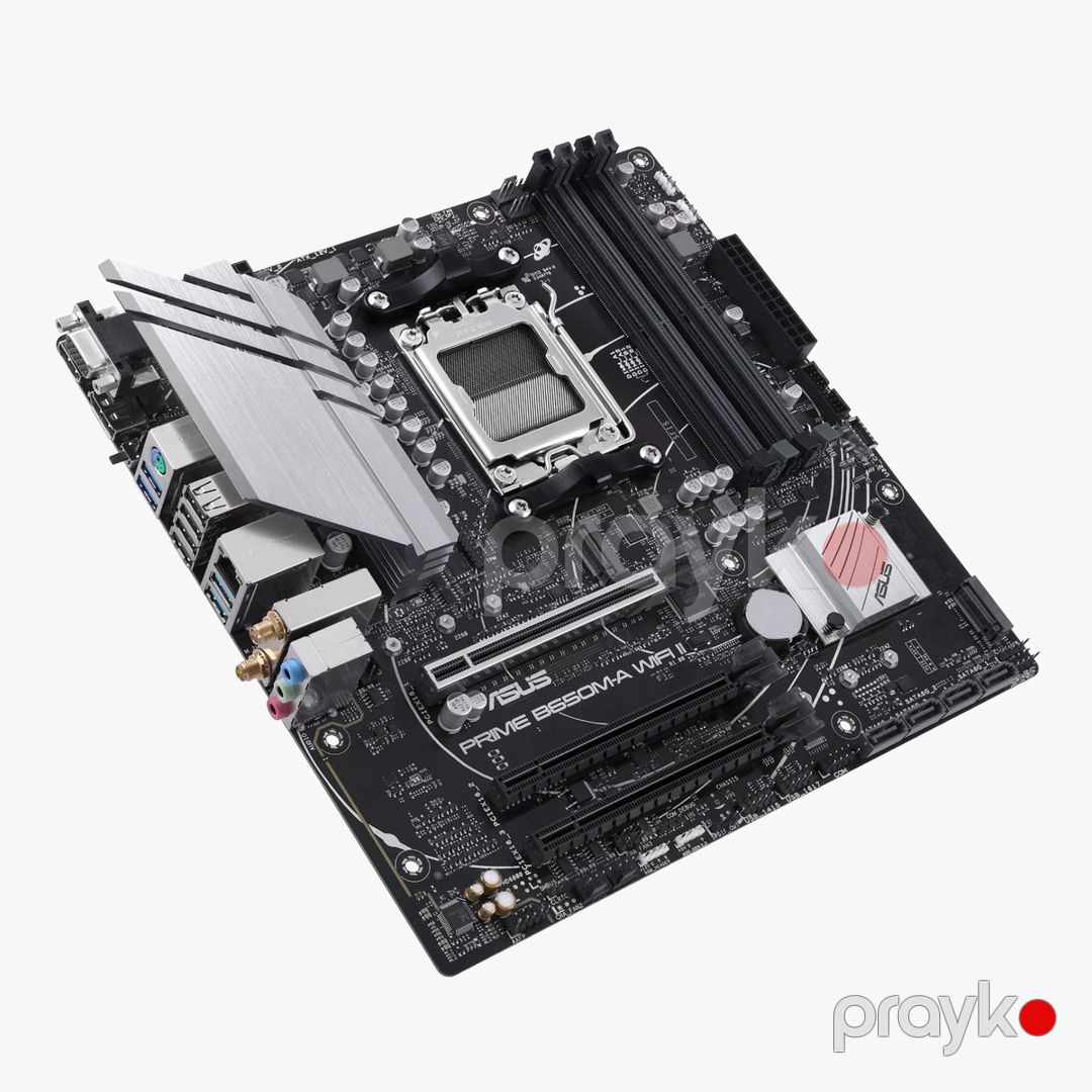 ASUS Prime B650M-A WiFi II – Gaming Anakart Motherboard — Kompüterlər və noutbuklar, Bakı (4)