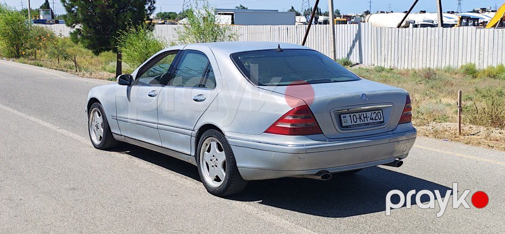 Mercedes S 320, 3.2 L, 2000 il, 201 500 km — Avtomobillər, Sumqayıt (12)