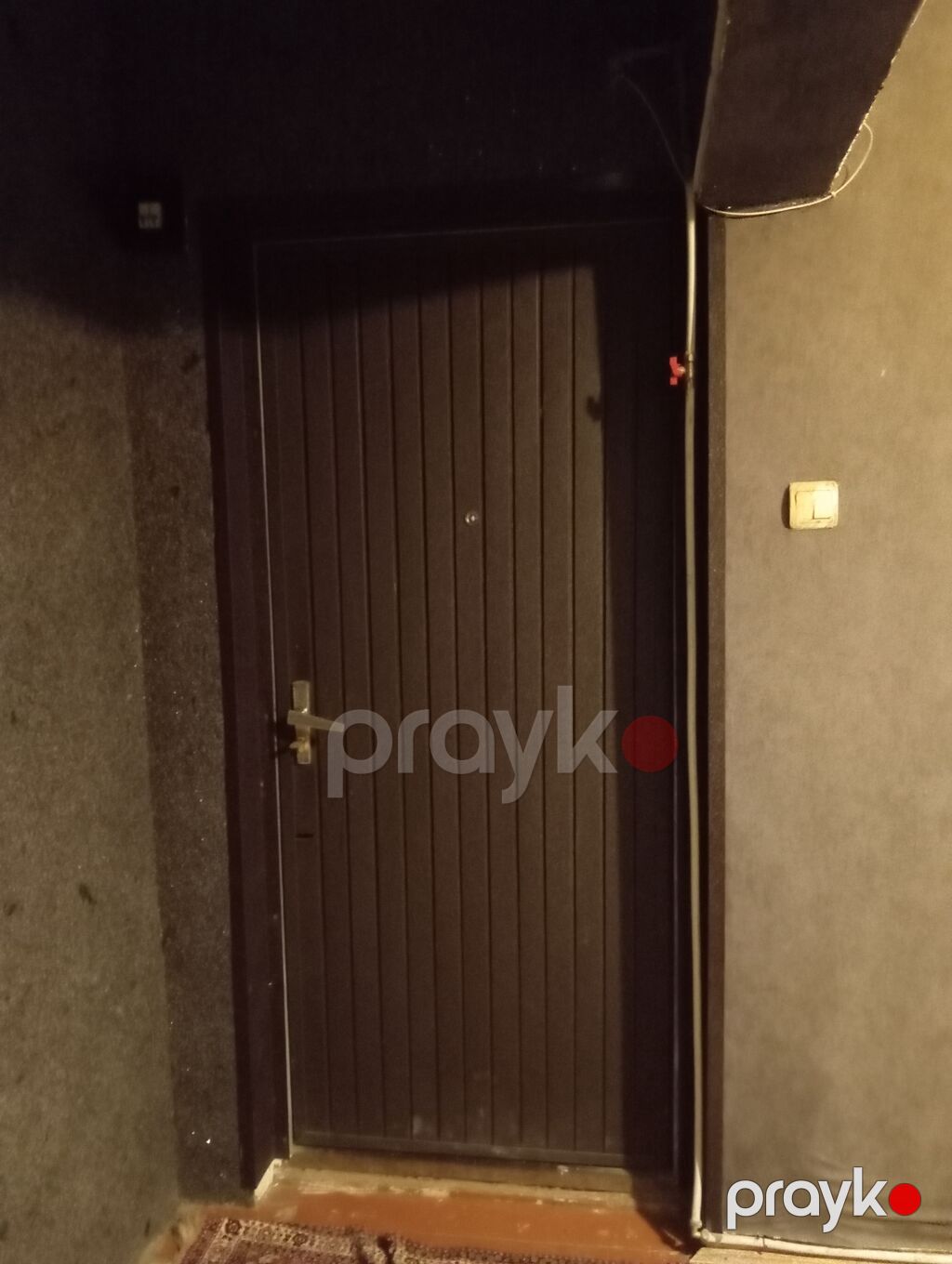 3 otaqlı mənzil/interyer - Geniş qonaq otağı: dekorativ kamin, divar — Mənzil, Masallı (3)