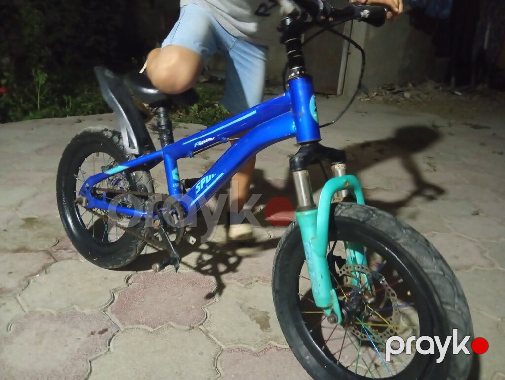 Uşaq velosipedi – 16 düym Tony stark istehsalı - Rəng: mavi gövdə — Uşaq velosipedləri, Digah (3)