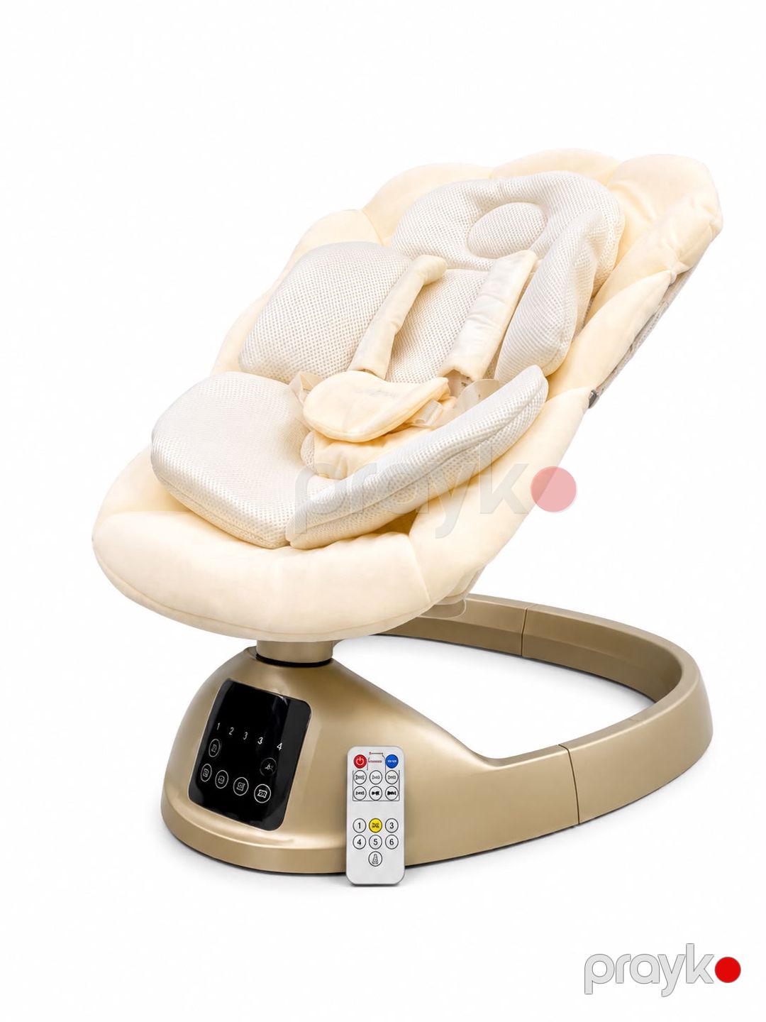 Yelləncək-kreslo Cool Baby RS001 Pro, 0-12 ay, 12 kq qədər, bej — Mallar, Bakı (2)