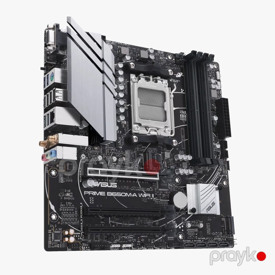 ASUS Prime B650M-A WiFi II – Gaming Anakart Motherboard — Kompüterlər və noutbuklar, Bakı (5)