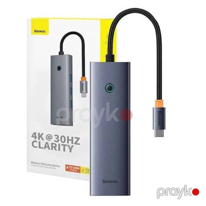 Baseus UltraJoy Series B00052802811-00 6-Port Usb-c HUB — Elektronika, Bakı (2)