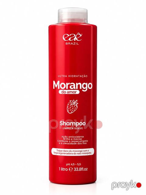Saçlar üçün şampun Eae Cosmeticos Morango do Amor, Uniseks, 1000 ml — Bakı