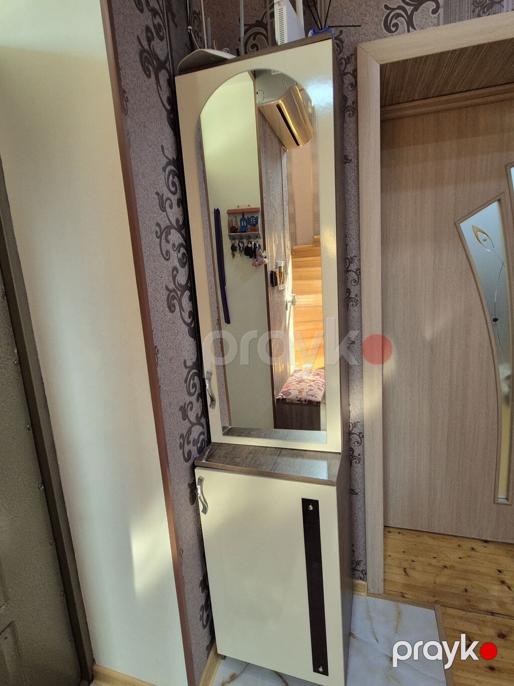 İşlənmiş, 2 qapılı, Qəhvəyi, Taxta Ayaqqabı dolabı — Ayakkabı şkafları, Masazır (3)