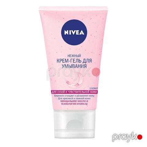 Krem-gel üz yuma üçün Nivea Нежный 150 ml — Bakı