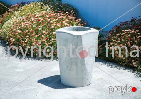 Beton dibçək, ŞSVZ014, (H/70sm x Eni/40sm х Derin/53sm) — Bakı