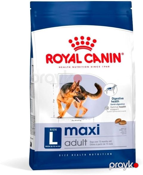 Quru yem Royal Canin Maxi Adult, yetkin itlər üçün iri ölçülü, toyuq, 15 kq — Bakı