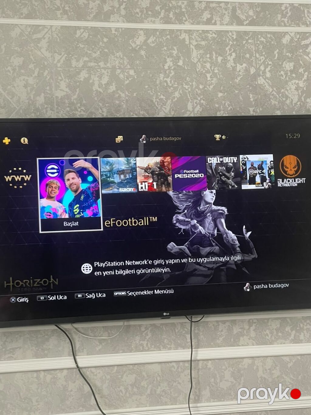 PlayStation 4 (PS4) oyun konsolu dəsti Komplekt: - PS4 konsolu (qara) — Oyun konsolları, Xırdalan (4)