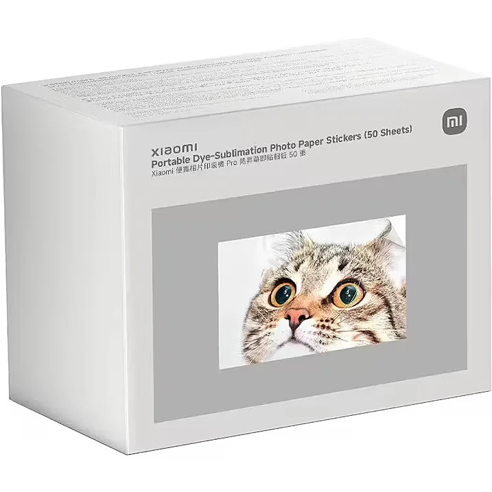 Fotokağız Xiaomi Portable Dye Sublimation Photo Paper 50 pcs — Bakı