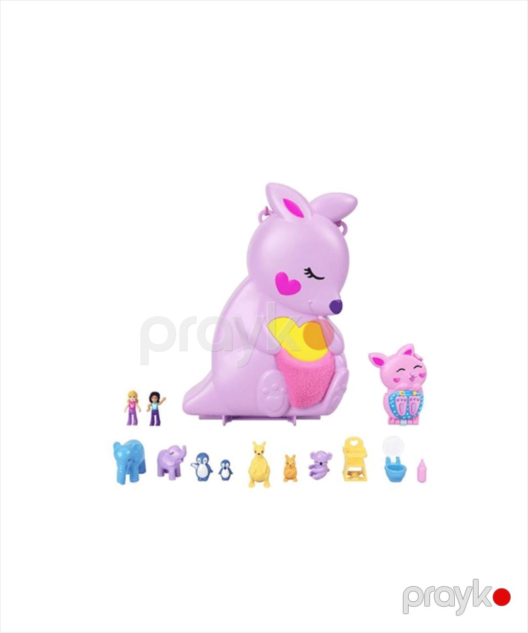 Fiqur dəsti Polly Pocket Mama and Joey Kangaroo Bag — Mallar, Bakı (3)