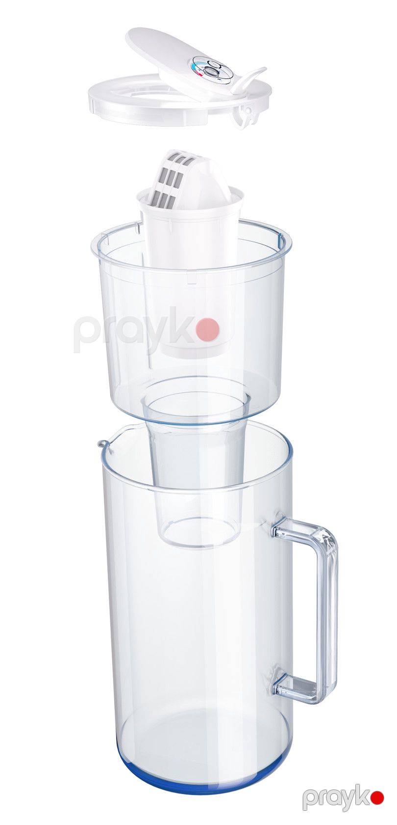 Filtr səhəng Akvafor Nord OM25, 2.5 l, Şüşə, Ağ — Mallar, Bakı (3)